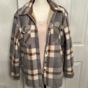 Lined Flannel Shacket L